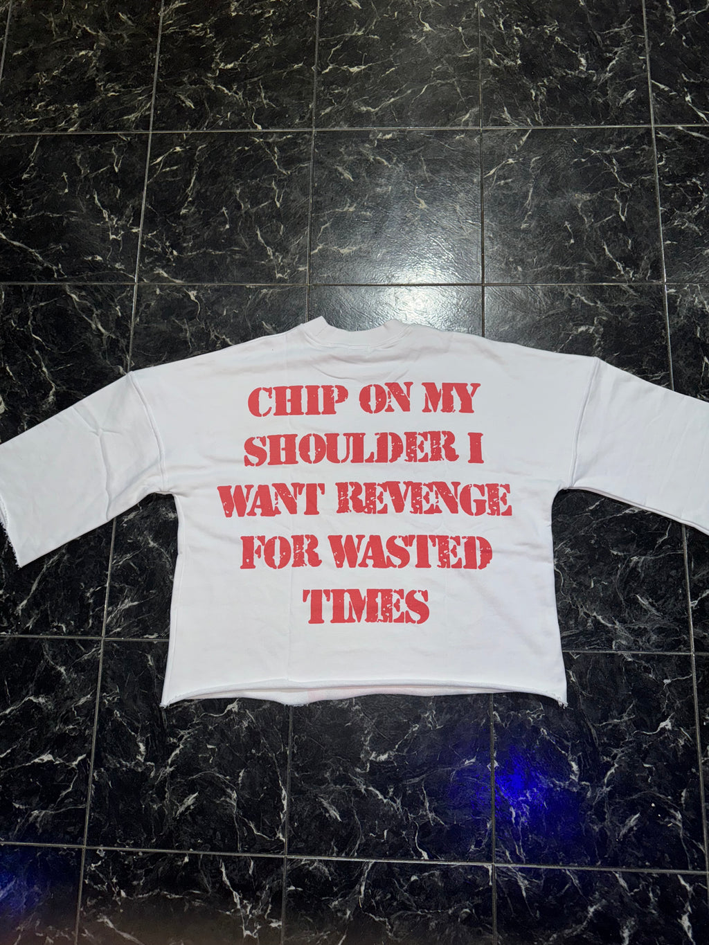 White Red “Tormented” Tee