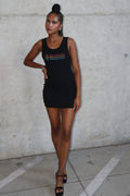 Black "Des Âmes Précieuses" Dress