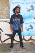 Blue “Tormented” Tee