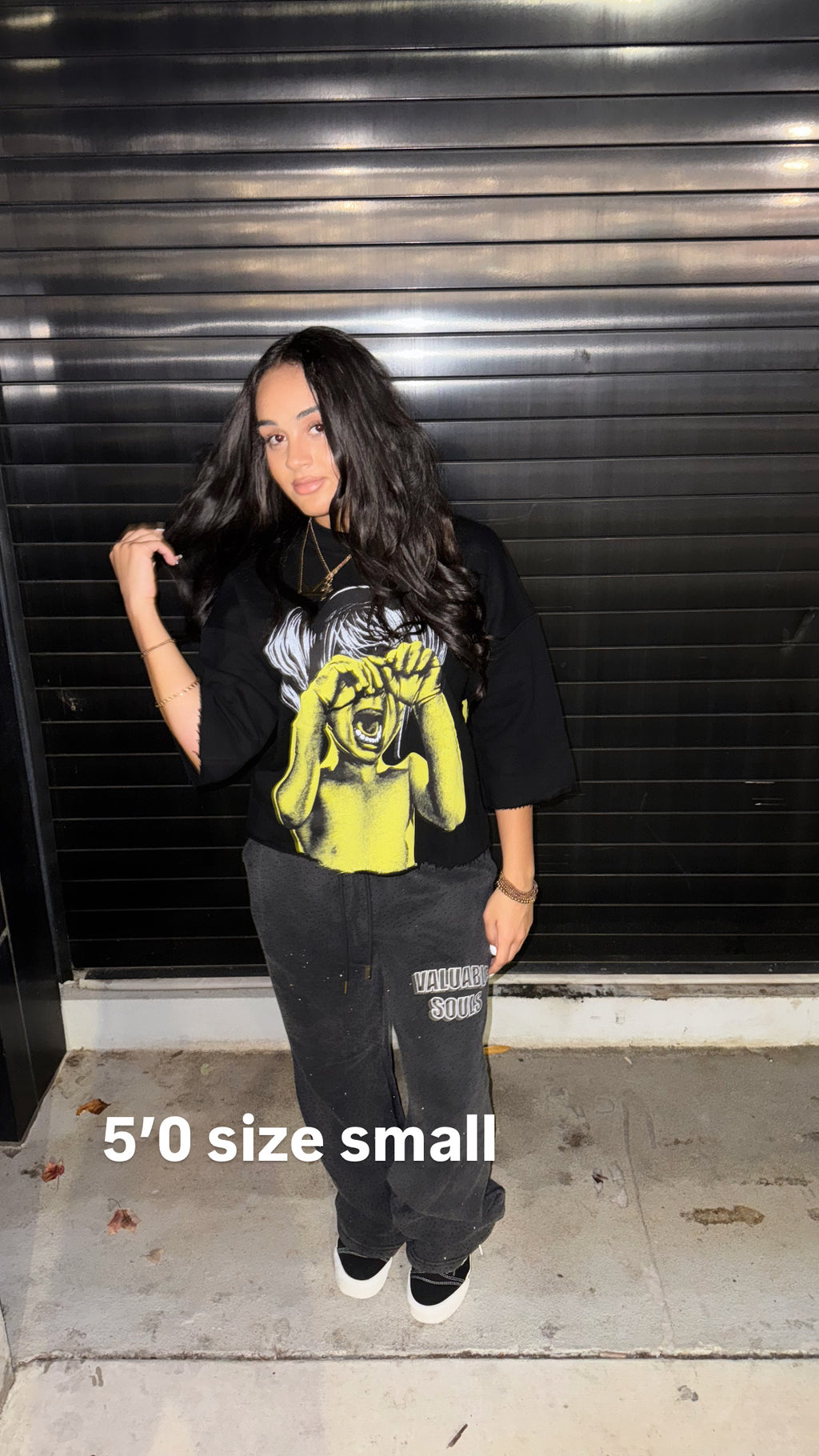 Black Yellow “Tormented” Tee