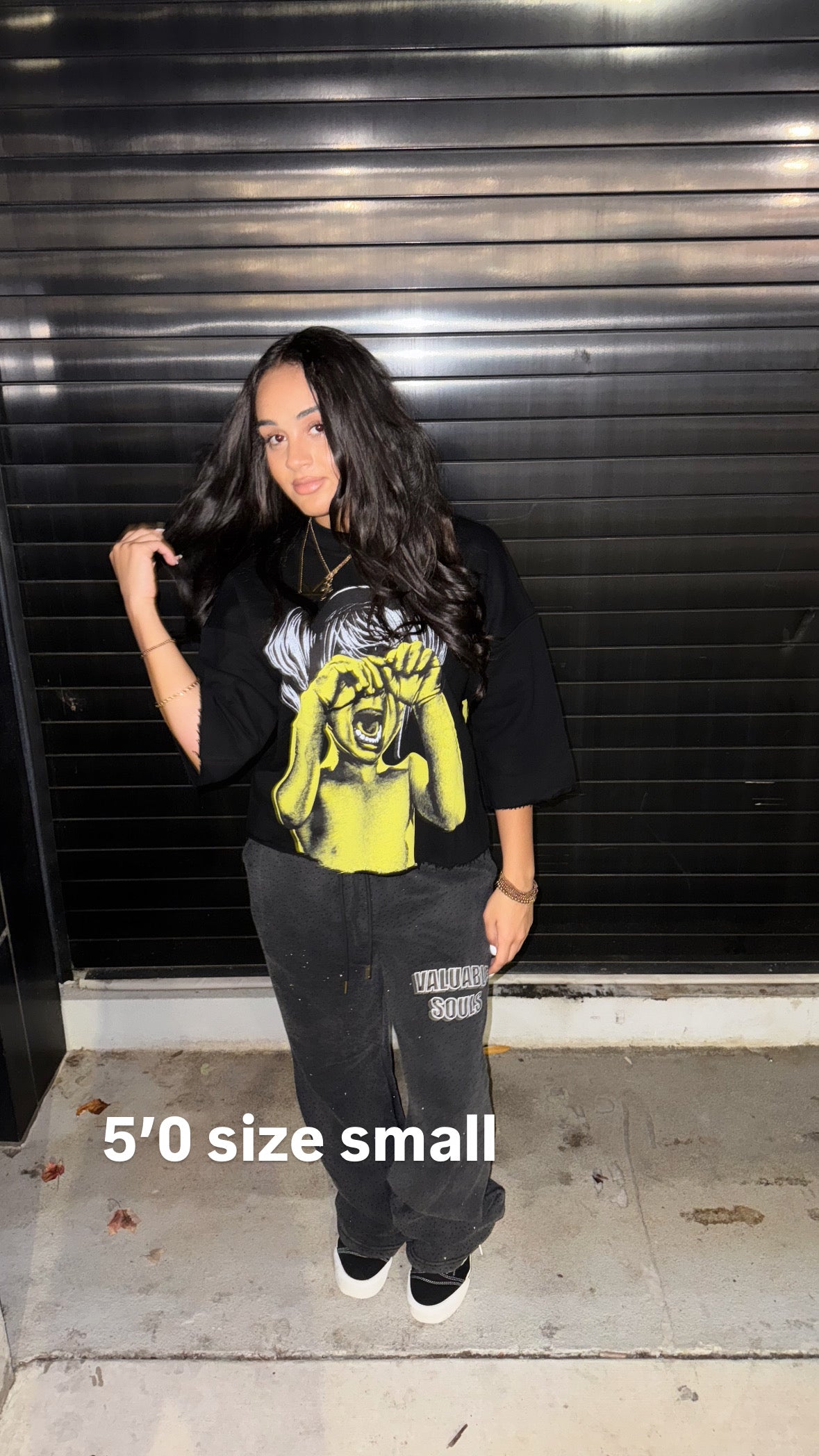 Black Yellow “Tormented” Tee