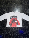 White Red “Tormented” Tee