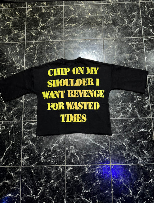 Black Yellow “Tormented” Tee