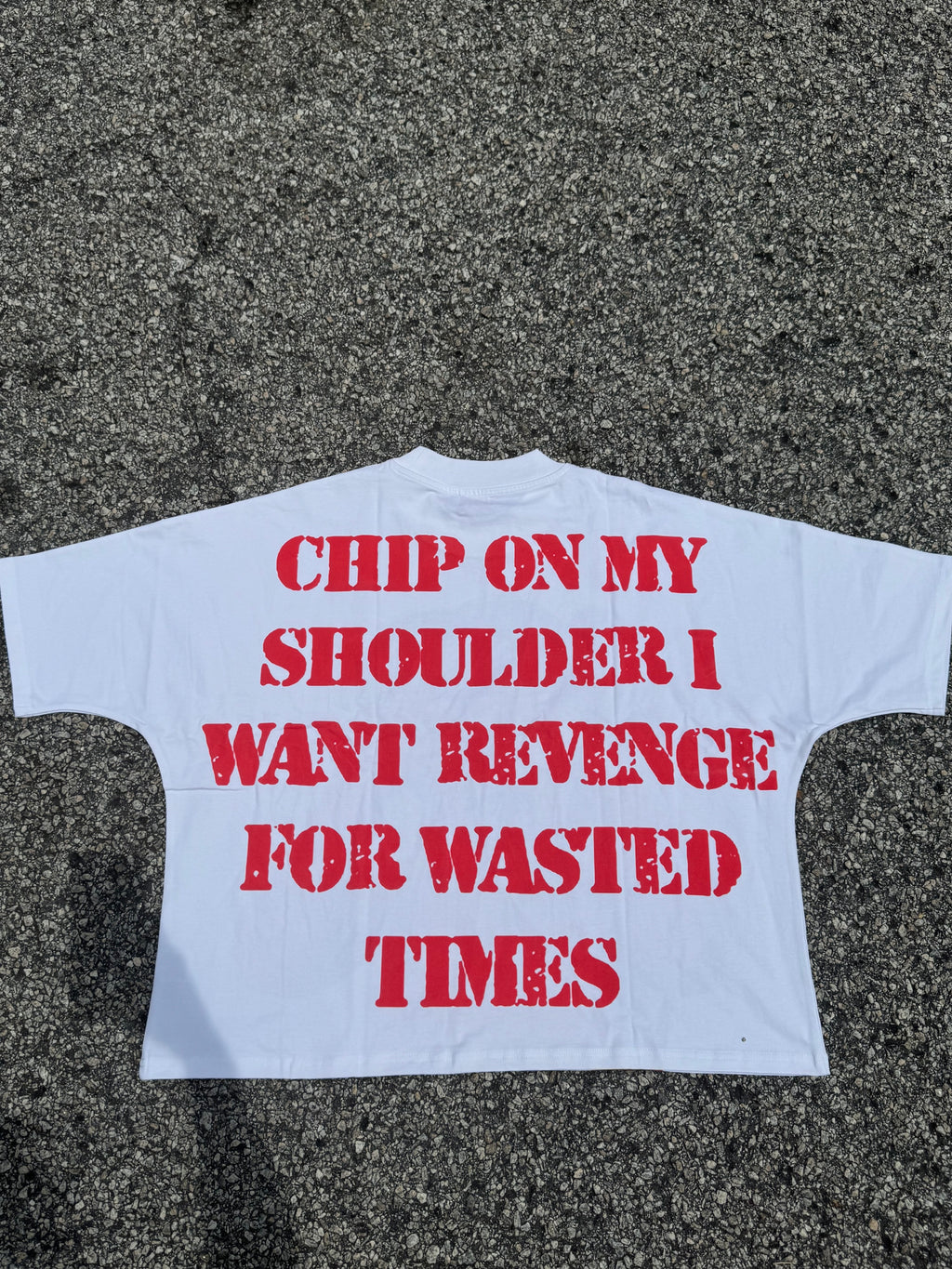 White "Tormented" Tee