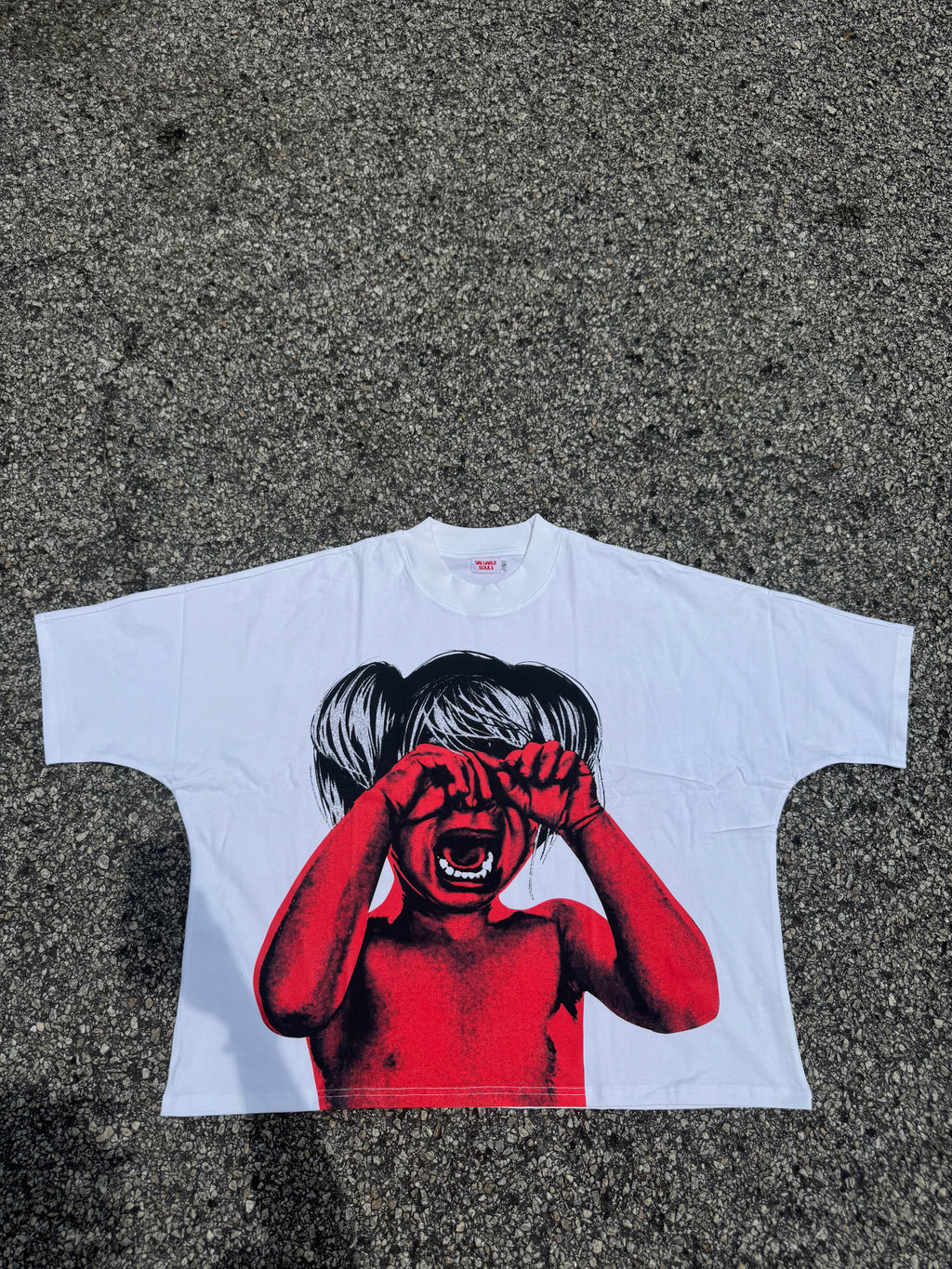 White "Tormented" Tee