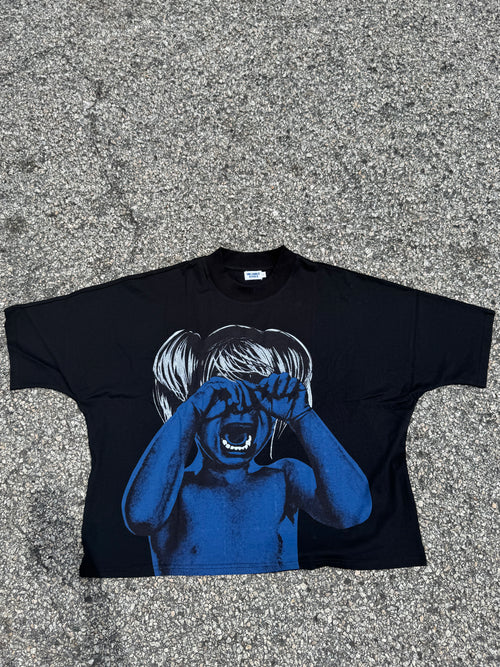 Blue “Tormented” Tee