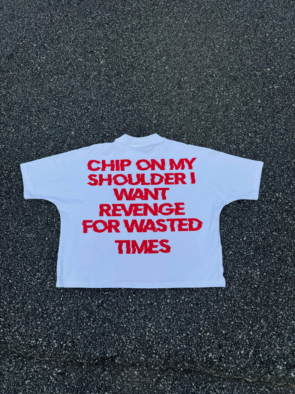 White "Tormented" Tee