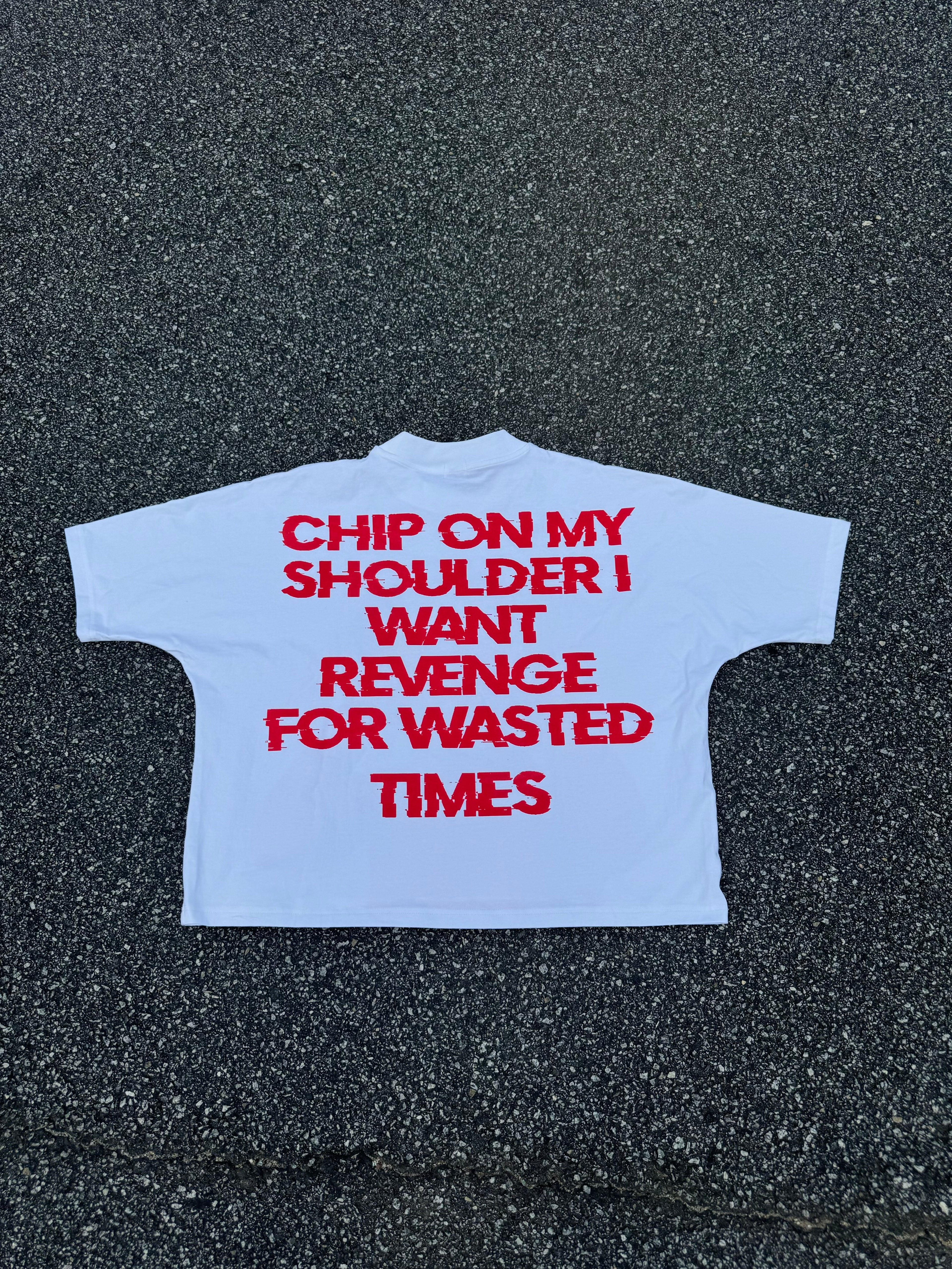 White "Tormented" Tee