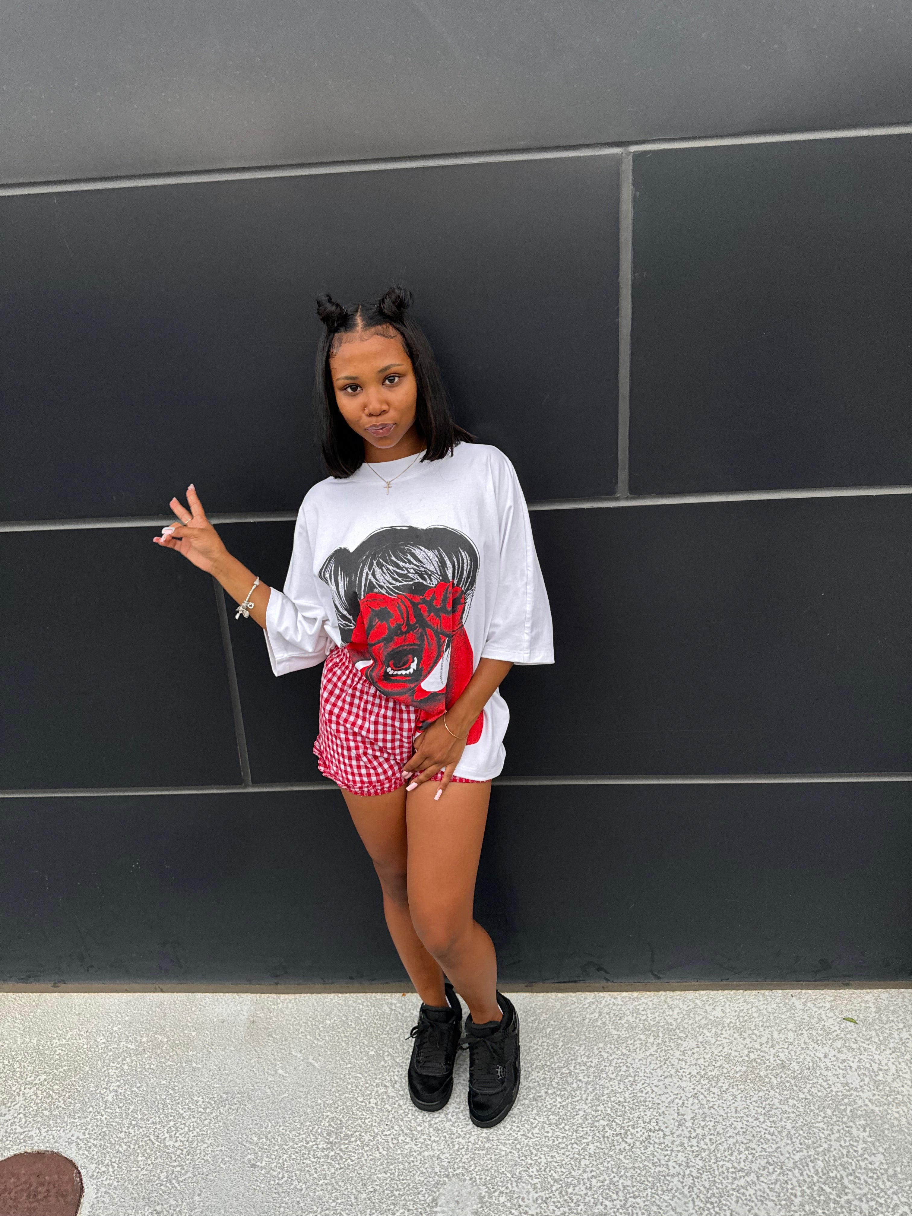 White "Tormented" Tee