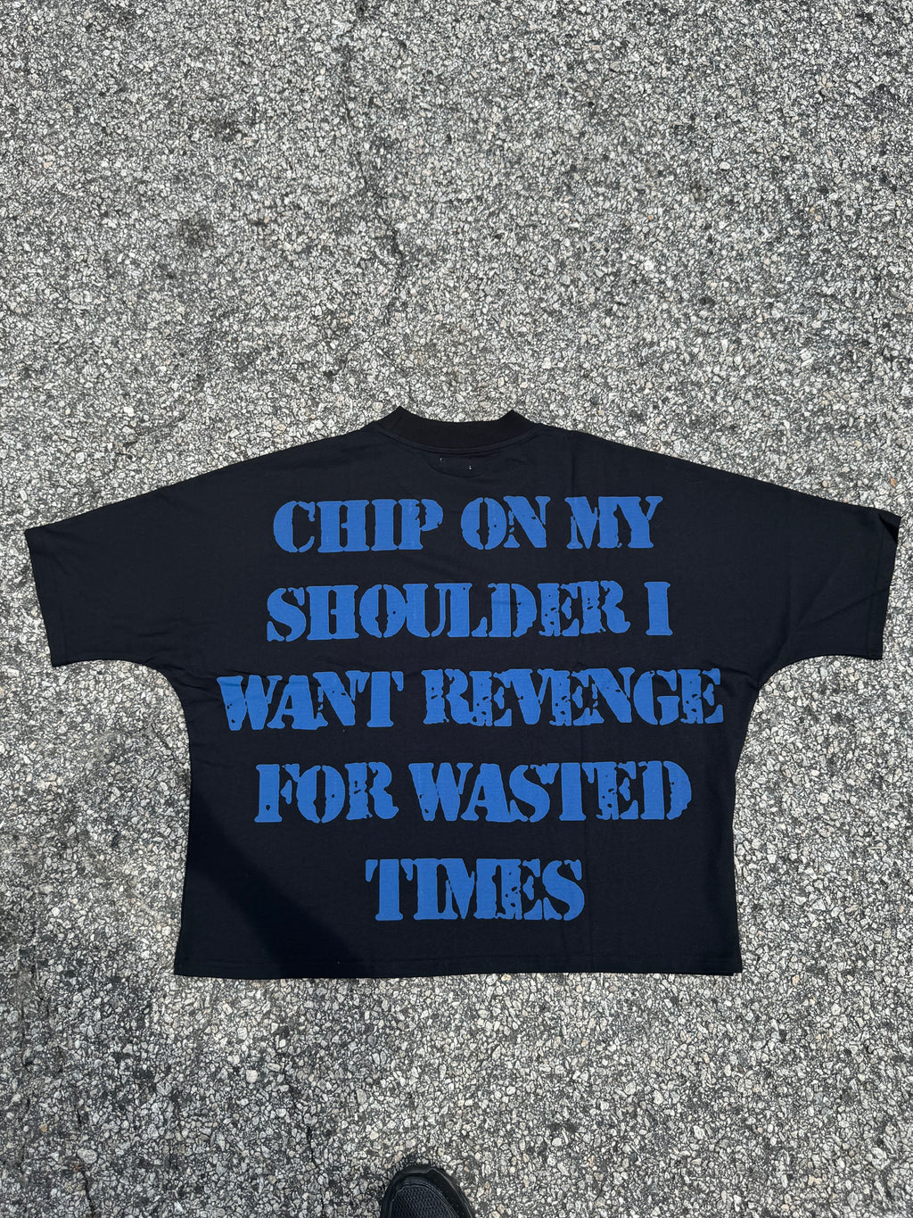 Blue “Tormented” Tee